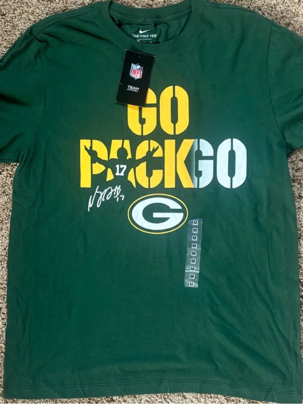 Nike Green "Go Pack Go" Green Bay Packers Tee